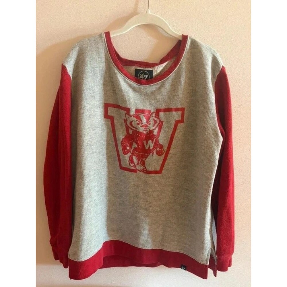 47 Brand Wisconsin Badgers Crewneck Women's M
